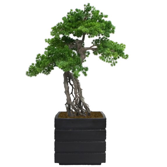 Artificial Faux Real Touch 3.5 Feet Pine Tree With Planter