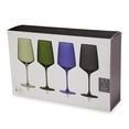 thumbnail image 7 of Viski Nouveau Wine Glasses for White and Red Wines, 22 oz Set of 4, Seaside, 7 of 7