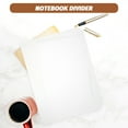 thumbnail image 5 of HEALEEP Transparent Plastic Notebook Dividers, 5-Pack Folder Dividers for Organizing, 11.6 x 8.7 Inches, 5 of 6