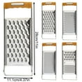 thumbnail image 3 of Clearance Shaver under $10,Handheld Vegetable Slicer Cutter Stainless Vegetable Chopper Slicer Vegetable Cutter Shredder Cheese Grater For Kitchen Vegetables Fruits, 3 of 8
