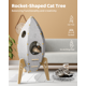 thumbnail image 5 of Árbol para gatos cohete, columpio para gatos, torre para gatos, casa para gatos, cama para gatos, cama para mascotas, regalo de cumpleaños para gatos, 5 of 8