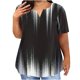 thumbnail image 1 of Fiudx Camisetas para Mujer Camiseta de Manga Corta con Cuello Redondo y Estampado Informal de Gran Tamaño para Mujer, 1 of 4