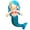 Blue, variant on Mermaid Soft Plush Doll Princess for Girls Toddlers & Babies, Mermaid Gifts for Girls, Mermaid Toys, Sirenas para Ninas (Mummy Mermaid - Yellow 30cm)