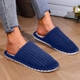 thumbnail image 6 of Iyufng Womens Fleece Lined Scalloped Edge Closed Toe Slippers Soft Warm Slip on Indoor House Shoes, 6 of 9