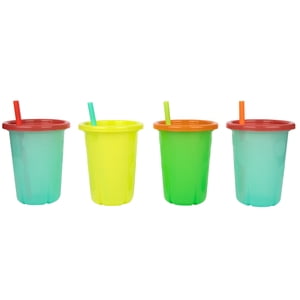 The First Years Take & Toss Straw Cups, 10oz, 4-Pack