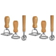 thumbnail image 1 of Juego de 6 cortadores de pasta para ravioles, máquina para hacer sellos para ravioles con mango de madera para ravioles, pastas, albóndigas, lasaña y pierogi, 1 of 6