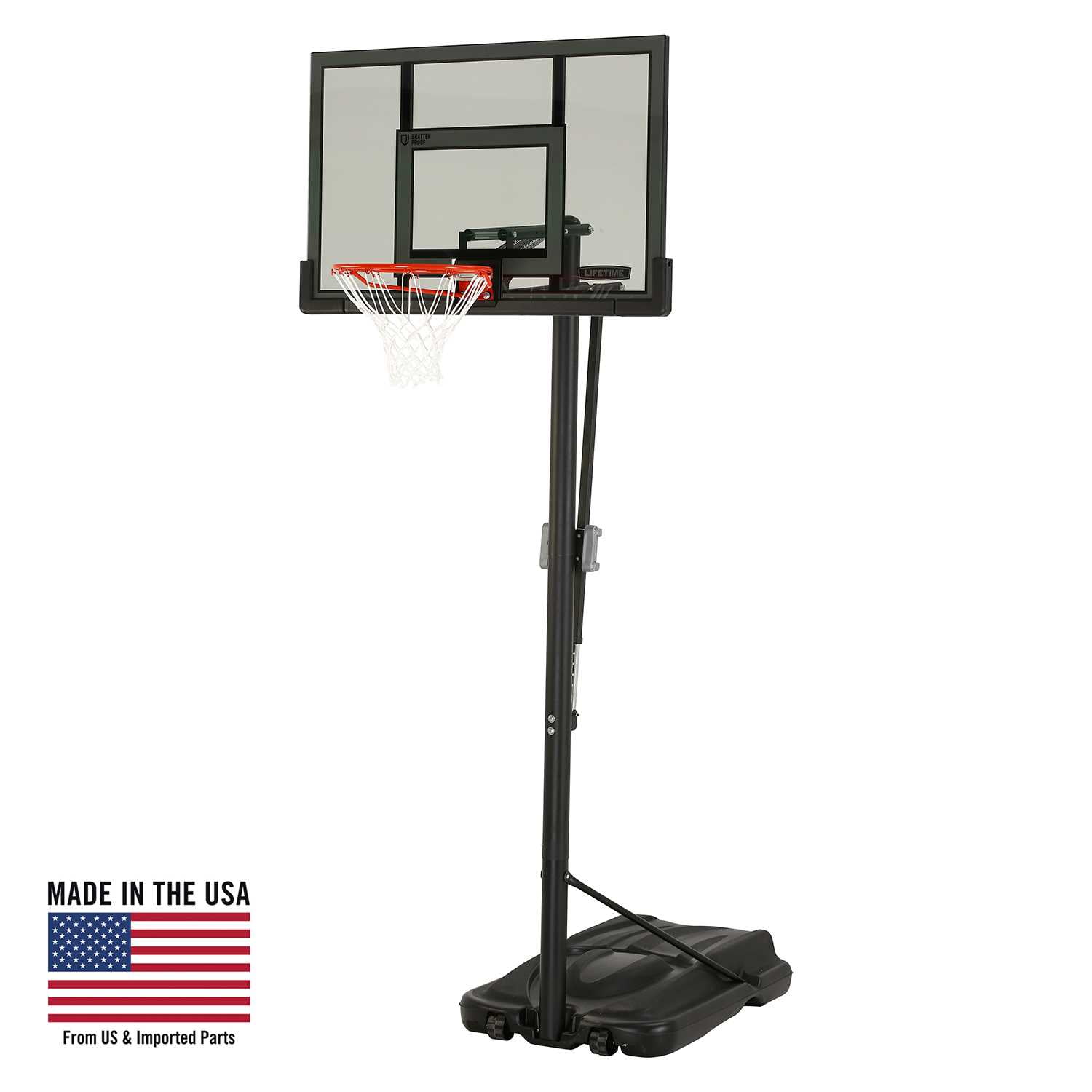 Lifetime 52 Adjustable Portable Basketball Hoop 90770
