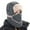1-Grey4968, variant on Goggle‑Compatible Trapper Hat for Women Padded‑Shell Fall‑Winter Bonnet,Khaki