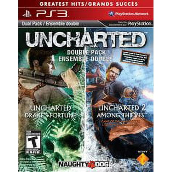 Restored Uncharted Dual Pack - Playstation 3 PS3 (Refurbished)