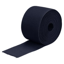 Uxcell Twill Elastic Band Double Side 3" Flat 4 Yard 1 Roll Flat Elastic Ribbon Cord Dark Blue for Sewing, Waistband