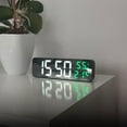 thumbnail image 7 of Digital LED Wall Table Clock With Night Mode, Alarm, Date Temperature Humid, 7 of 7