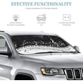 thumbnail image 3 of Sun Shade for Car Truck , High-Quality Foil Bubble Car Sunshade, Heat and UV Protection for Car Interior, , 1 with 4 (51x27.5in & 55x30in) picture 400, 3 of 8