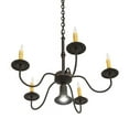 thumbnail image 6 of Meyda Tiffany 118848 Eden 5 Light 22" Wide Taper Candle Style Chandelier - Chestnut, 6 of 7
