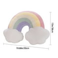 thumbnail image 2 of Rainbow Cushion Plush Toys Soft Bedside Pillows Creative Gifts for Women All Ages, 2 of 6