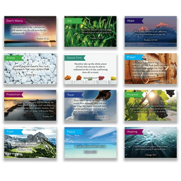 Pass Along Scripture Cards Variety Pack of 60 - Assortment 7