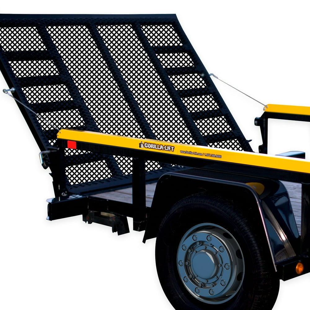 Gorilla Lift 2 Sided Tailgate Utility Trailer Gate & Ramp Lift Assist