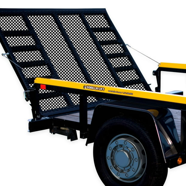 Gorilla Lift 2 Sided Tailgate Utility Trailer Gate & Ramp Lift Assist