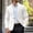 White, variant on Abomasnow Mens Blazer Slim Fit One Button Front Suit Jacket Long Sleeve Lapel Coats for Prom Party Wedding & Business