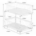 thumbnail image 2 of 2 Tier Kitchen Slide Out Cabinet Organizer Multi-purpose Storage Basket, 2 of 5