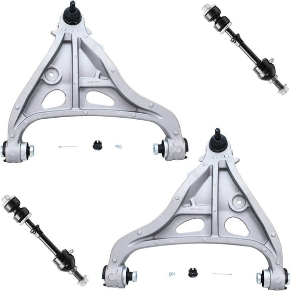 Detroit Axle - RWD Front End Control Arms Kit for Ford F-150 Lincoln Mark LT 2005 2006 2007 2008, 2 Lower Control Arms with Ball Joints 2 Sway Bar Links Replacement