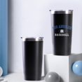 thumbnail image 4 of Los Angeles Insulated Tumbler with Lids and Straws Insulated Stainless Steel Cup Travel Coffee Mug Baseball Gifts 20 Oz, 4 of 6