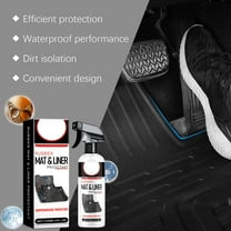 120ml Rubber Mat and Liner Care Spray – Shine Restorer and UV Protector for Automotive Interiors, Easy-to-Use Rubber Protectant for Long-Lasting Results