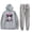 gray, variant on Kuromi merch Anime Onegai My Melody  hoodies suits pocket drawstring hoodies sweatshirt men/women Strap sports pants