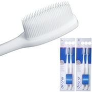 O'Nano Mini Toothbrushes w/ Anti-bacterial Sanitizer Shield for Normal & Sensitive Teeth, Soft, 4 count