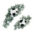 thumbnail image 4 of 2x arco de boda flores puerta guirnalda flores artificiales guirnaldas florales artificiales flores de seda para fiesta pared cenador silla, 4 of 9