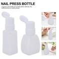 thumbnail image 3 of Miangastore 2Set White Plastic Dispenser for Nail Polish Remover Storage Compact Square Exquisite Design Leak Proof, 3 of 8