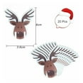 thumbnail image 6 of Cheers.US 2Pcs Christmas Cup Card For New Year Wine Glass Decoration card Party Supplies, 6 of 7