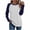 Navy, variant on Sexlip Women's Color Block Crew Neck Shirt Raglan Long Sleeve Pullover Tops for Women Casual Elegant Soft Shirts Fall Gray M