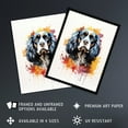 thumbnail image 2 of King Charles Spaniel Lovers Gift Watercolour Pet Portrait Painting Artwork Large Wall Art Poster Print Thick Paper 18X24 Inch, 2 of 5
