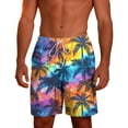 thumbnail image 3 of Beach Short for Summer Adventure Lightweight Comfortable Swim Surf Board Shorts with Print Design for Daily Wear, 3 of 4