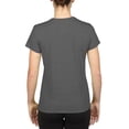 thumbnail image 3 of Gildan Missy Fit Womens X-Small Adult Short Sleeve T-Shirt, Charcoal, 3 of 5