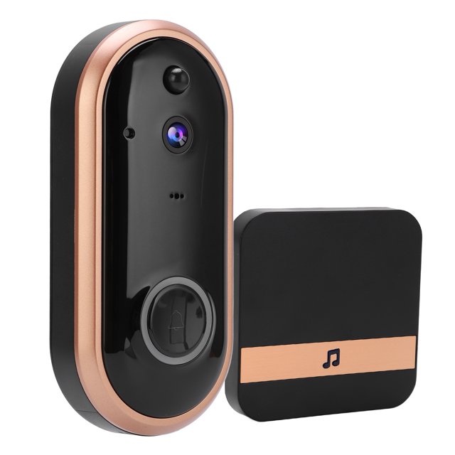 Timbre Con Vídeo WiFi HD 1080P Intercomunicador Bidireccional, Visión Nocturna Gran Angular, Conexión Inalámbrica, Monitoreo En Tiempo Real Para Seguridad Del Hogar