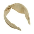 thumbnail image 5 of Unique Bargains 1 Pc Fashion Cross Wide Headbands for Women Champagne, 5 of 6