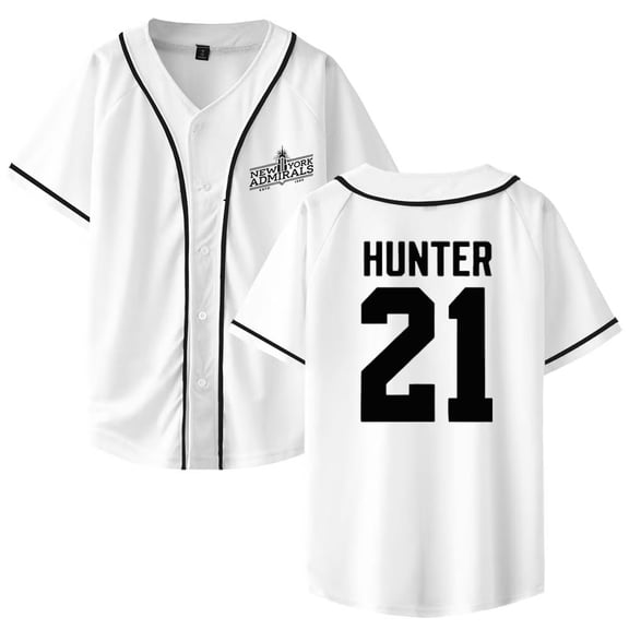 Heated Rivalry Merch Scott Hunter 21 Print Baseball Jersey T-Shirt –Unisex V-Neck Short Sleeve Casual Streetwear Top for TV Series Fans