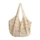 thumbnail image 1 of Bolso de playa tejido de verano, bolso de mano informal de moda para mujer, bolso de playa para regalo de vacaciones primavera Blanco, 1 of 9