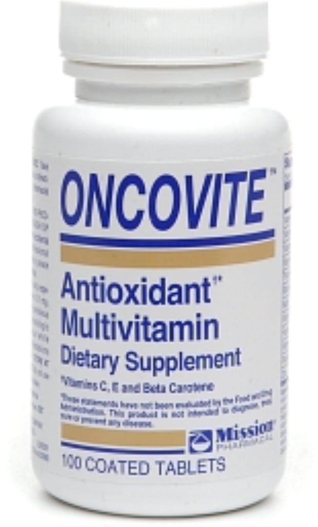 Oncovite Antioxidant Multivitamin, Coated Tablets 100 Ea (Pack of 3)