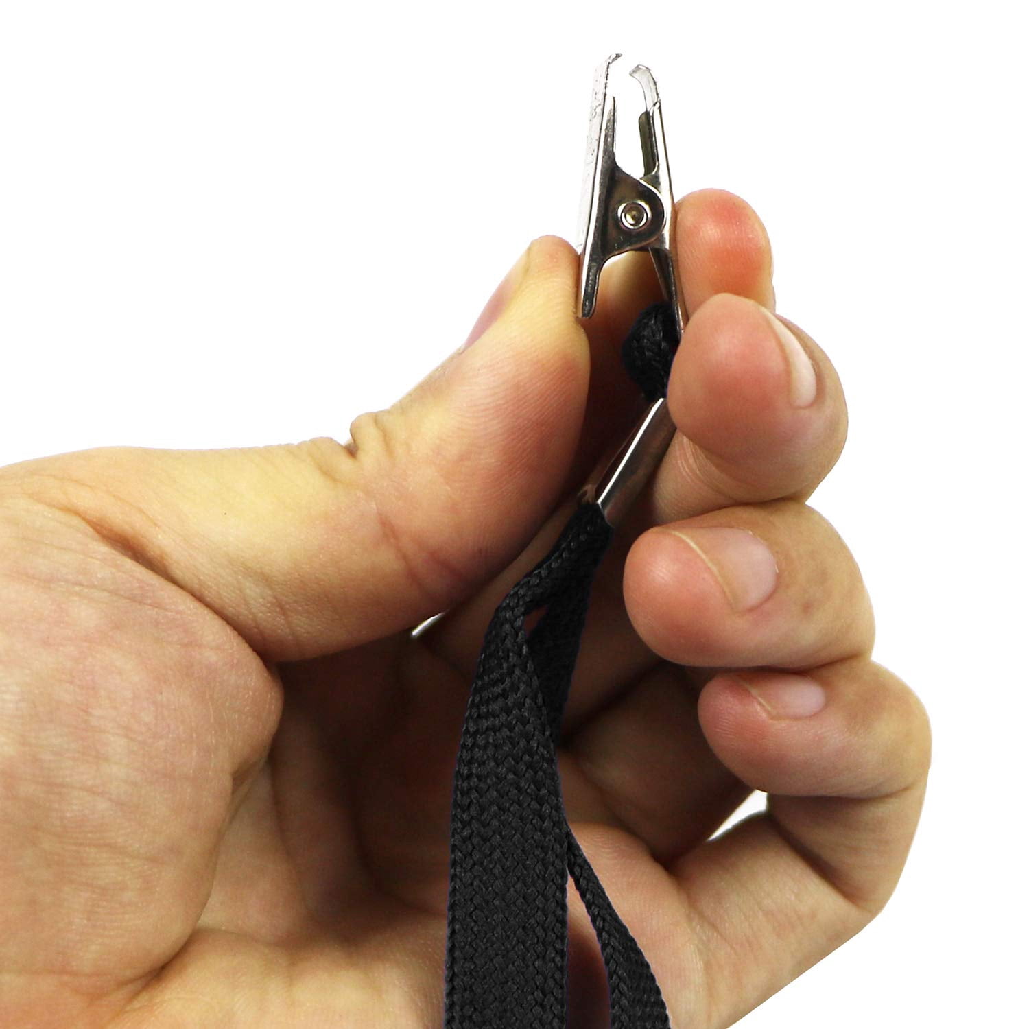 Badge Lanyards Neck Bulk Cruise Black Lanyard With Clip For Id Card Name Tags Holders (black  100 Pack)