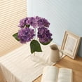 thumbnail image 4 of Artificial Hydrangea Silk Flowers with 5 Large Heads, Faux Floral Arrangement for Home Office Decor, Wedding Centerpiece, Realistic Petals and Long Stems, 4 of 4