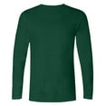 thumbnail image 5 of Crossline Print Shirts for Men Crew Neck Long Sleeve Pullover Top Loose Fit Casual Tops Athletic Trendy Loungewear Workout Basic Sweatshirts Lightweight T-Shirt Outfits, 5 of 5