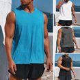 thumbnail image 3 of TFixol Camiseta deportiva sin mangas para hombre, camisetas elásticas de secado rápido, entrenamiento para correr, 3 of 8