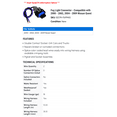 thumbnail image 2 of Fog Light Connector - Compatible with 2000 - 2002, 2004 - 2009 Nissan Quest 2001 2005 2006 2007 2008, 2 of 2