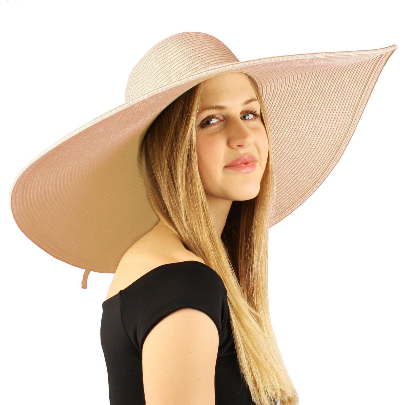 YLY 2019 Sun Hat for Women Straw Straw Hat Spring Summer Ladies Flat Top Visor Holiday Travel Sun Hat Couple Beach Hat 