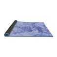 thumbnail image 2 of Ahgly Company Indoor Rectangle Solid Blue Modern Area Rugs, 7' x 9', 2 of 4