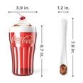 thumbnail image 3 of ZOKU Coca-Cola Float & Slushy Maker, taza retro para hacer y servir con núcleo congelador crea batidos, granizados y batidos de una sola porción en minutos, sin BPA, 3 of 5