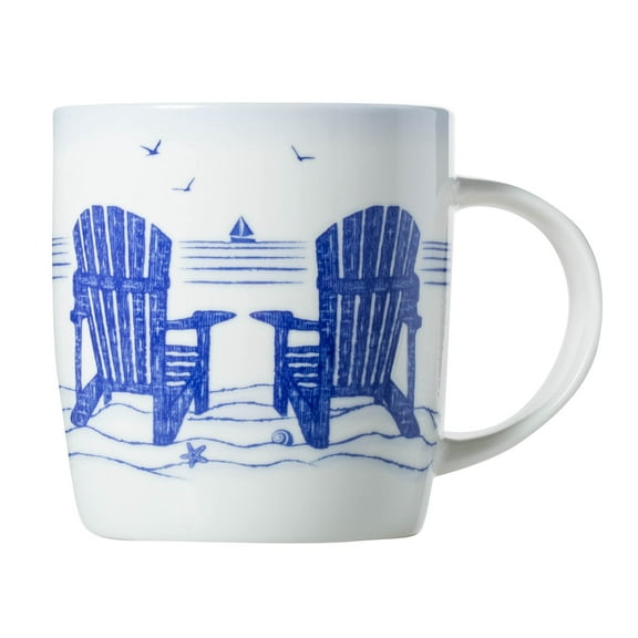 Cape Shore New Bone China Atlantic Mug 14 oz - Adirondack Chair
