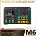 thumbnail image 3 of Reducción de ruido de la tarjeta de sonido RGB LED compatible con Bluetooth para Live (negro) Tmvgtek Componentes de Computadoras, 3 of 9